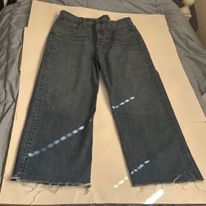 Madewell Women's Ankle & Cropped Jeans - Dark Blue